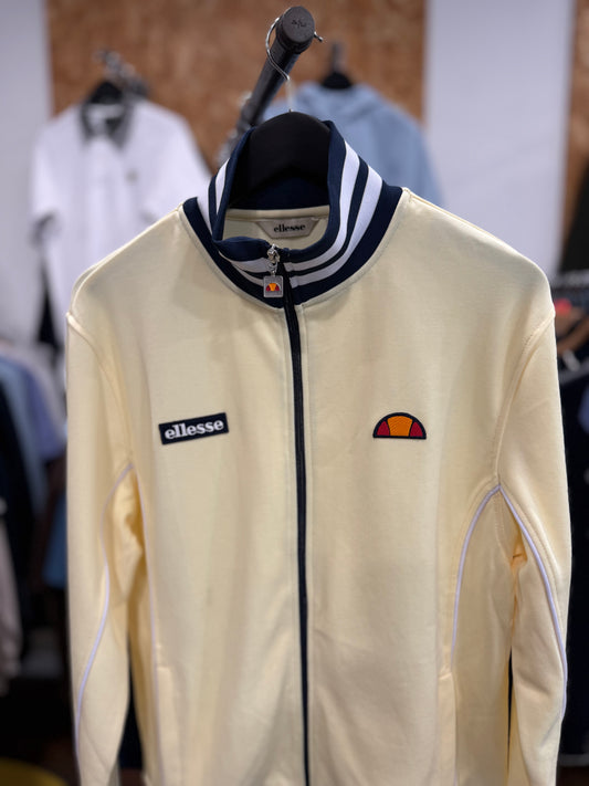 Ellesse Milan Track Top Light Yellow/Navy