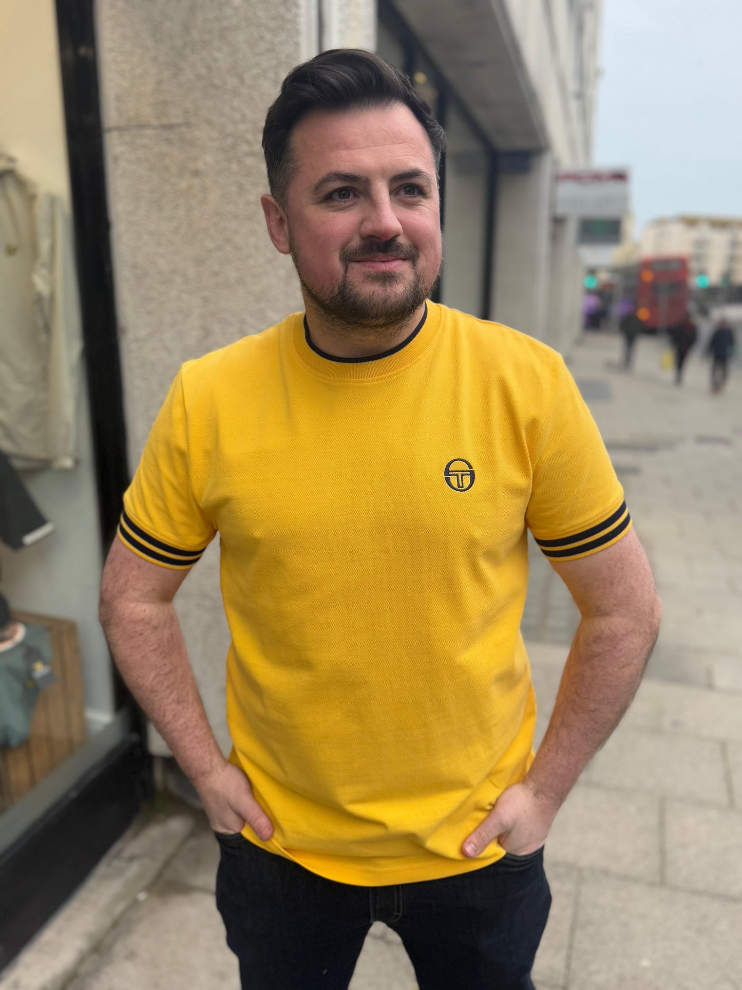 Sergio Tacchini New Iceberg T-Shirt in Daffodil - RD1 Clothing