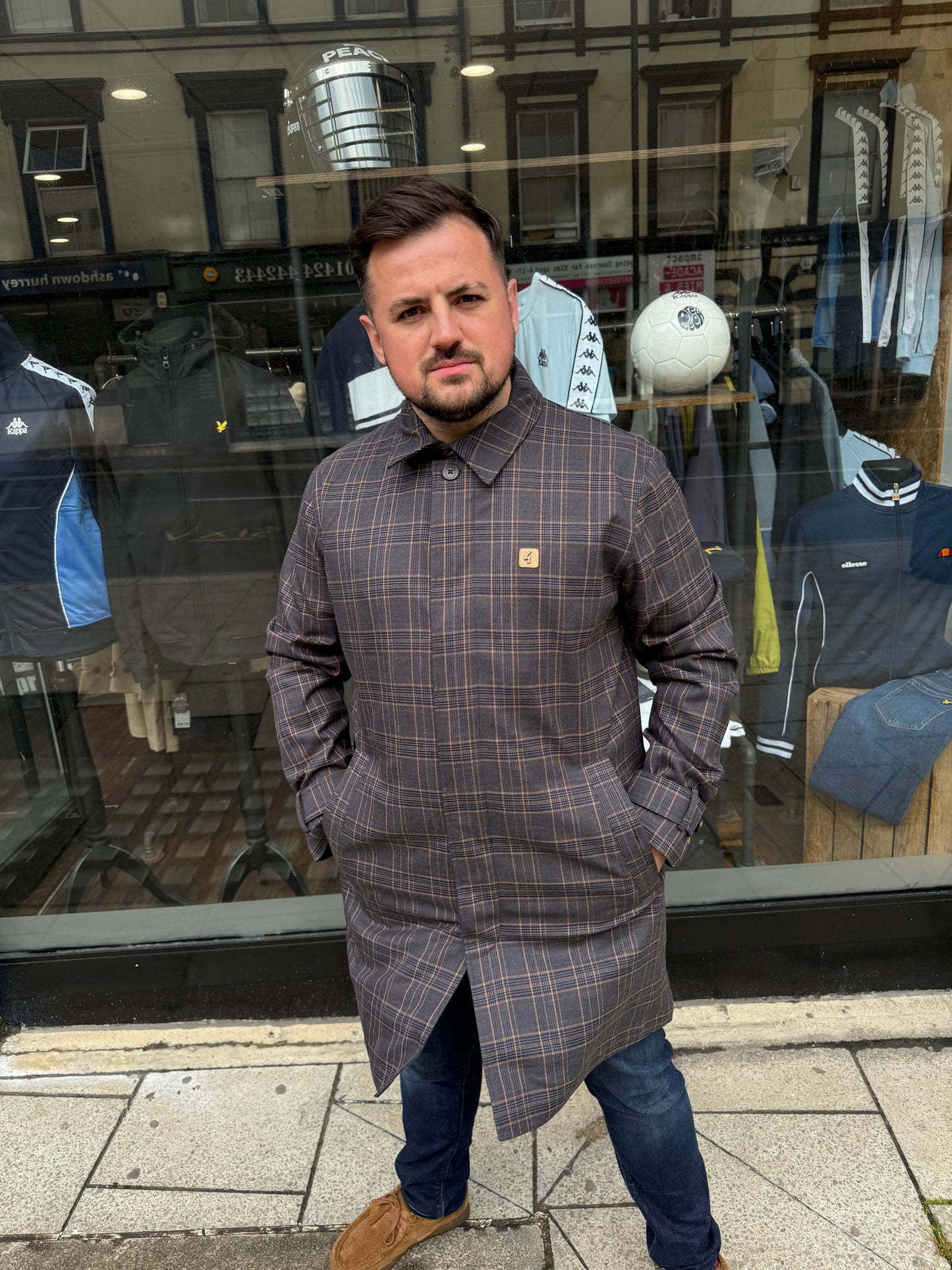 Gabicci Vintage Houghton Mac Charcoal