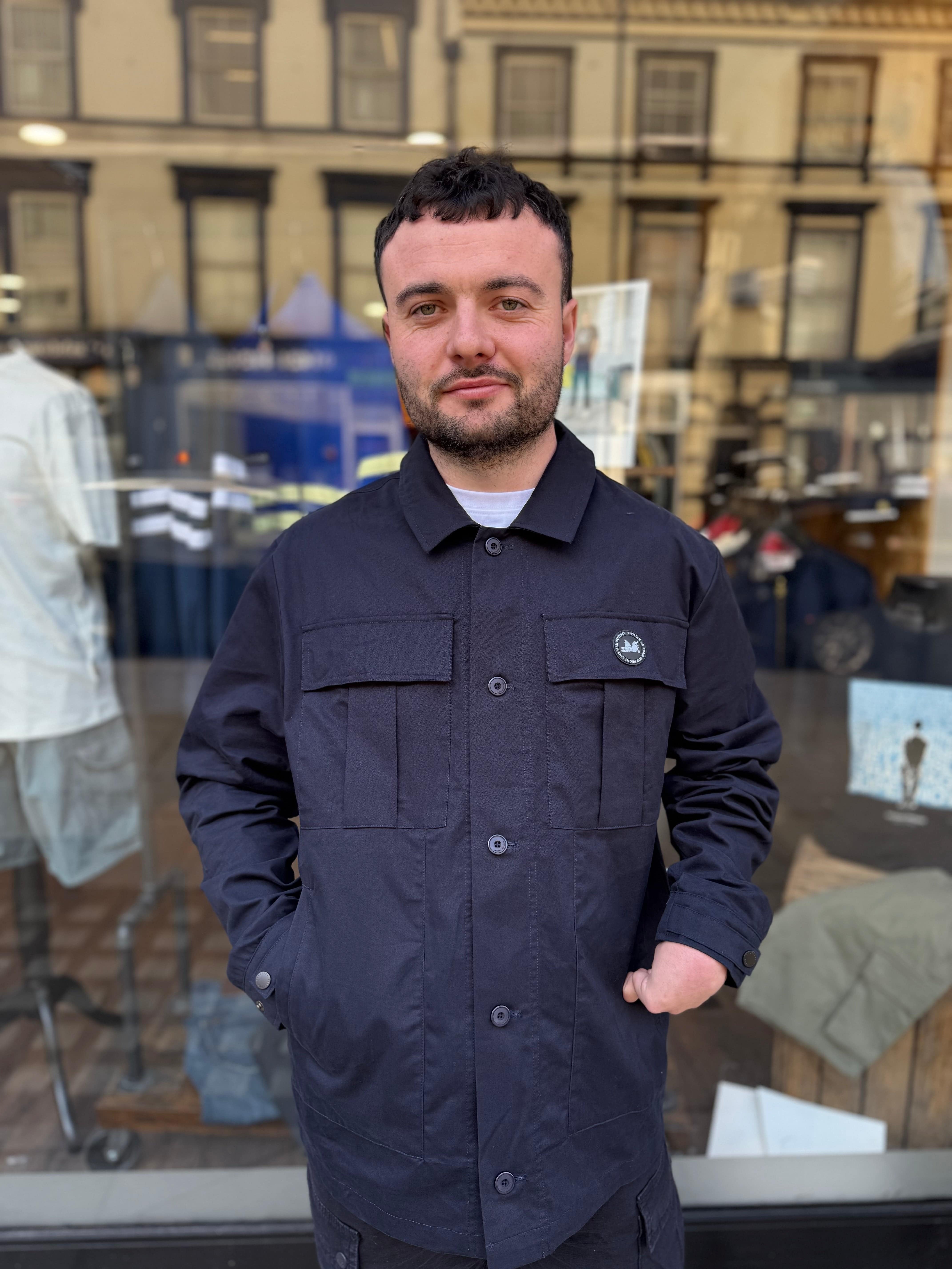 Peaceful Hooligan Harrison Jacket Navy - Main Image