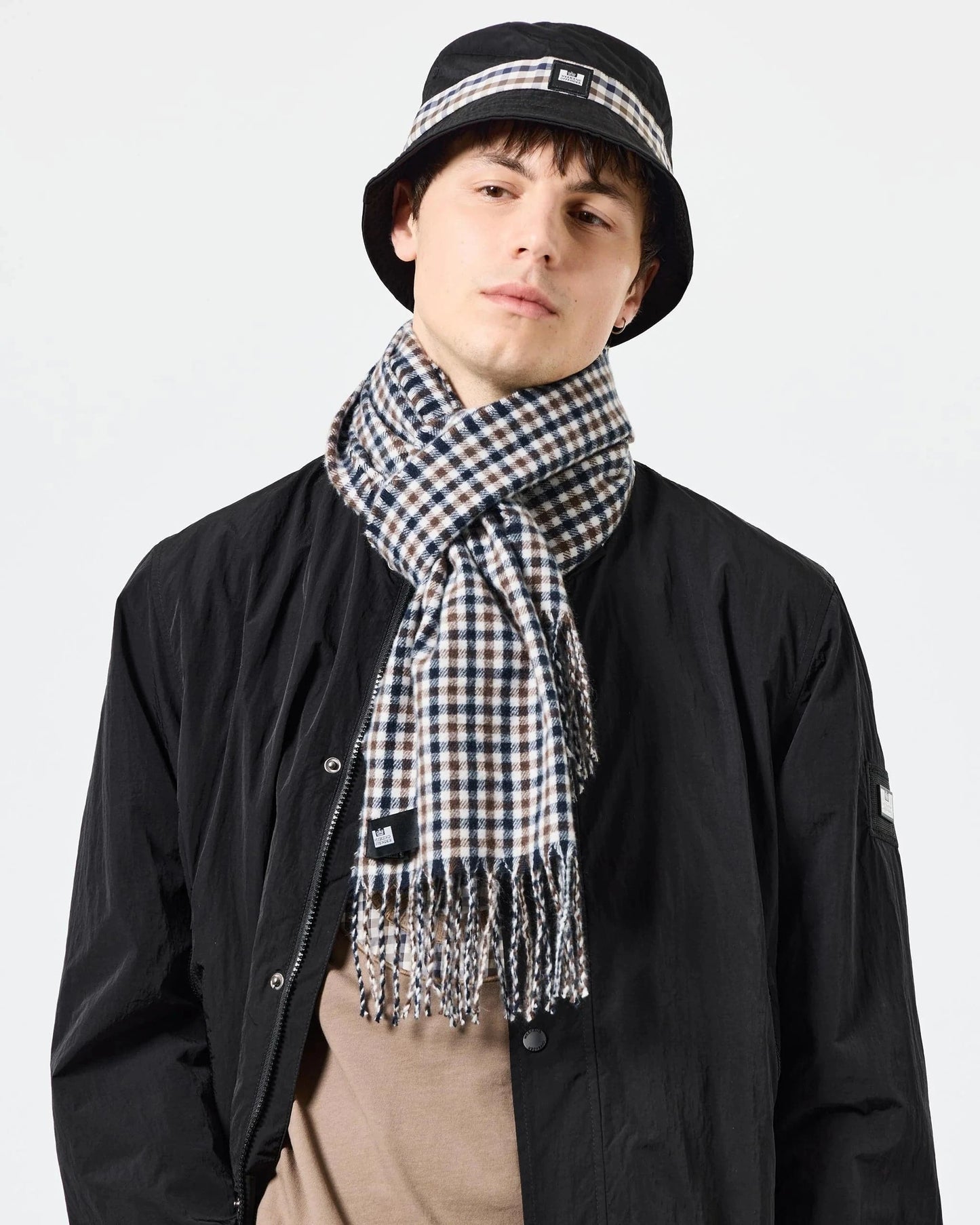 Weekend Offender Nurmagomedov Scarf Mid House Check - RD1 Clothing