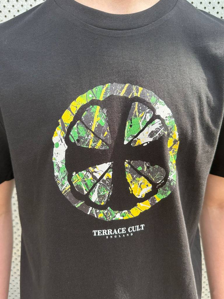 Terrace Cult Adored T-Shirt Black/Green - RD1 Clothing