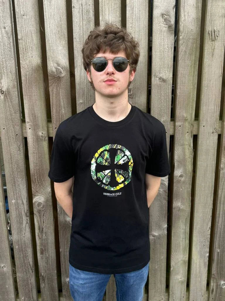 Terrace Cult Adored T-Shirt Black/Green - RD1 Clothing