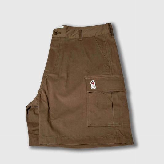 Grand Alliance Sharp Cuts Shorts In Brown - RD1 Clothing