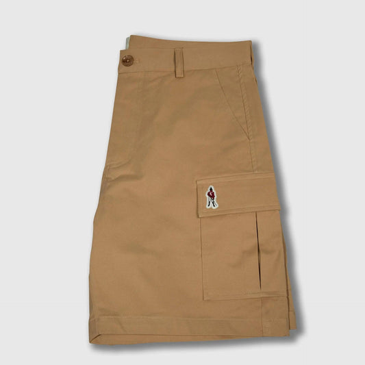 Grand Alliance Sharp Cuts Shorts In Beige - RD1 Clothing
