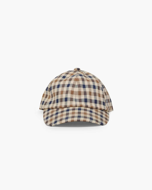 Aquascutum Active Club Check Baseball Cap - RD1 Clothing