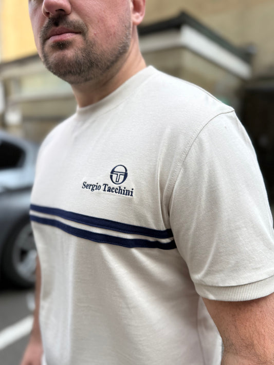 Sergio Tachhini Supermac T-shirt Peyote/Maratime Blue