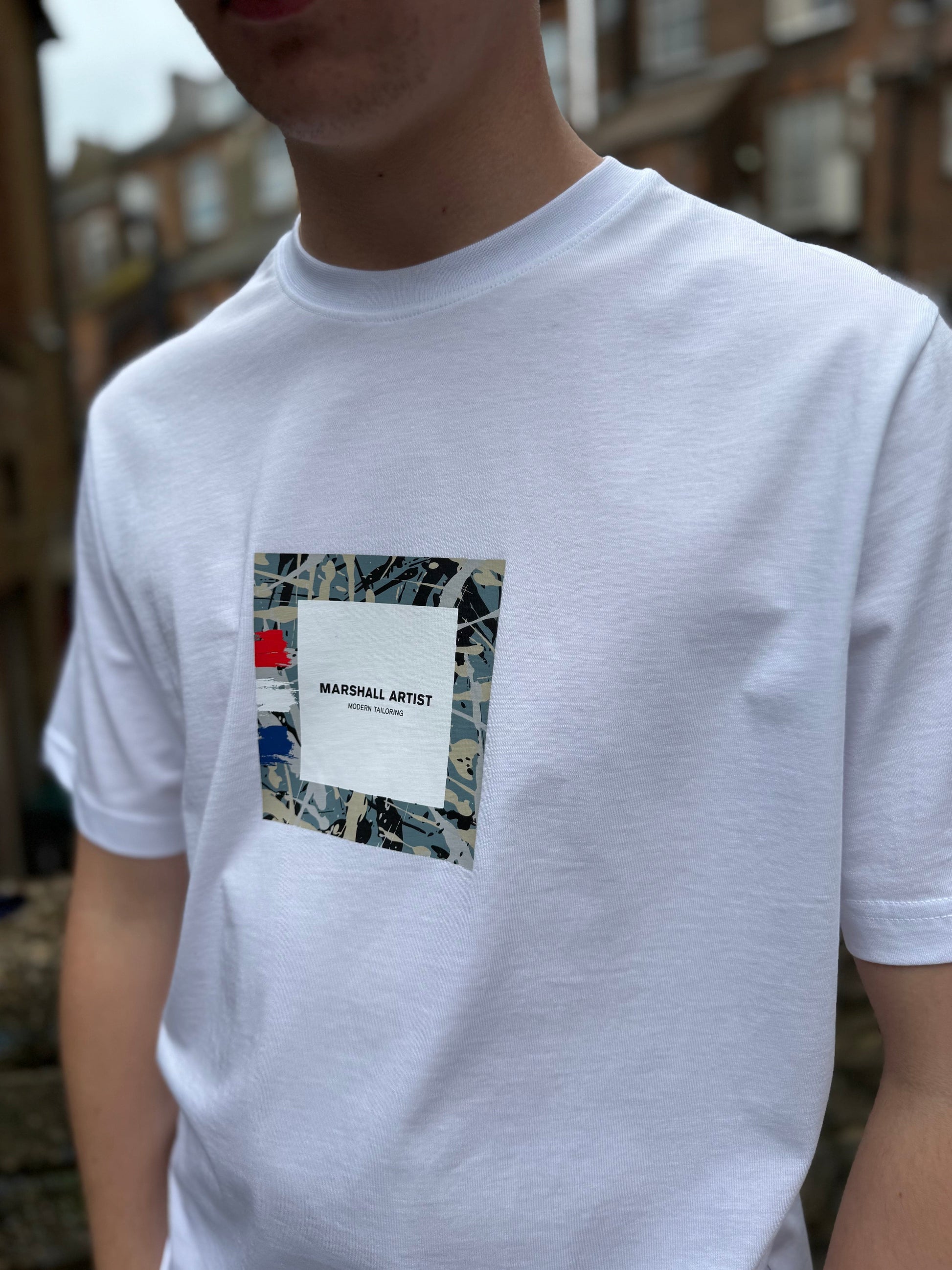 Marshall Artist Adored Box Logo T-Shirt White - RD1 Clothing