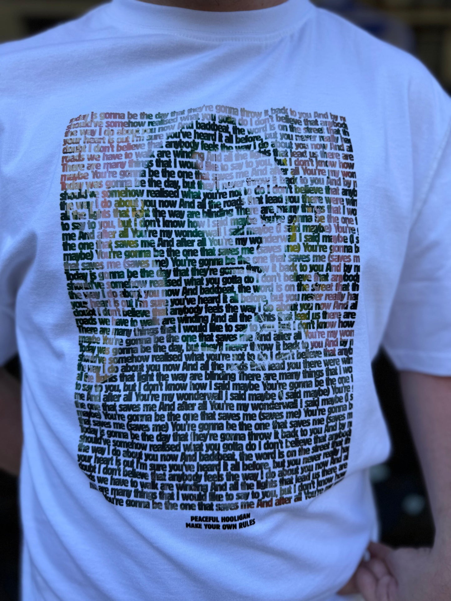 Peaceful Hooligan Wonderwall T-shirt White - RD1 Clothing