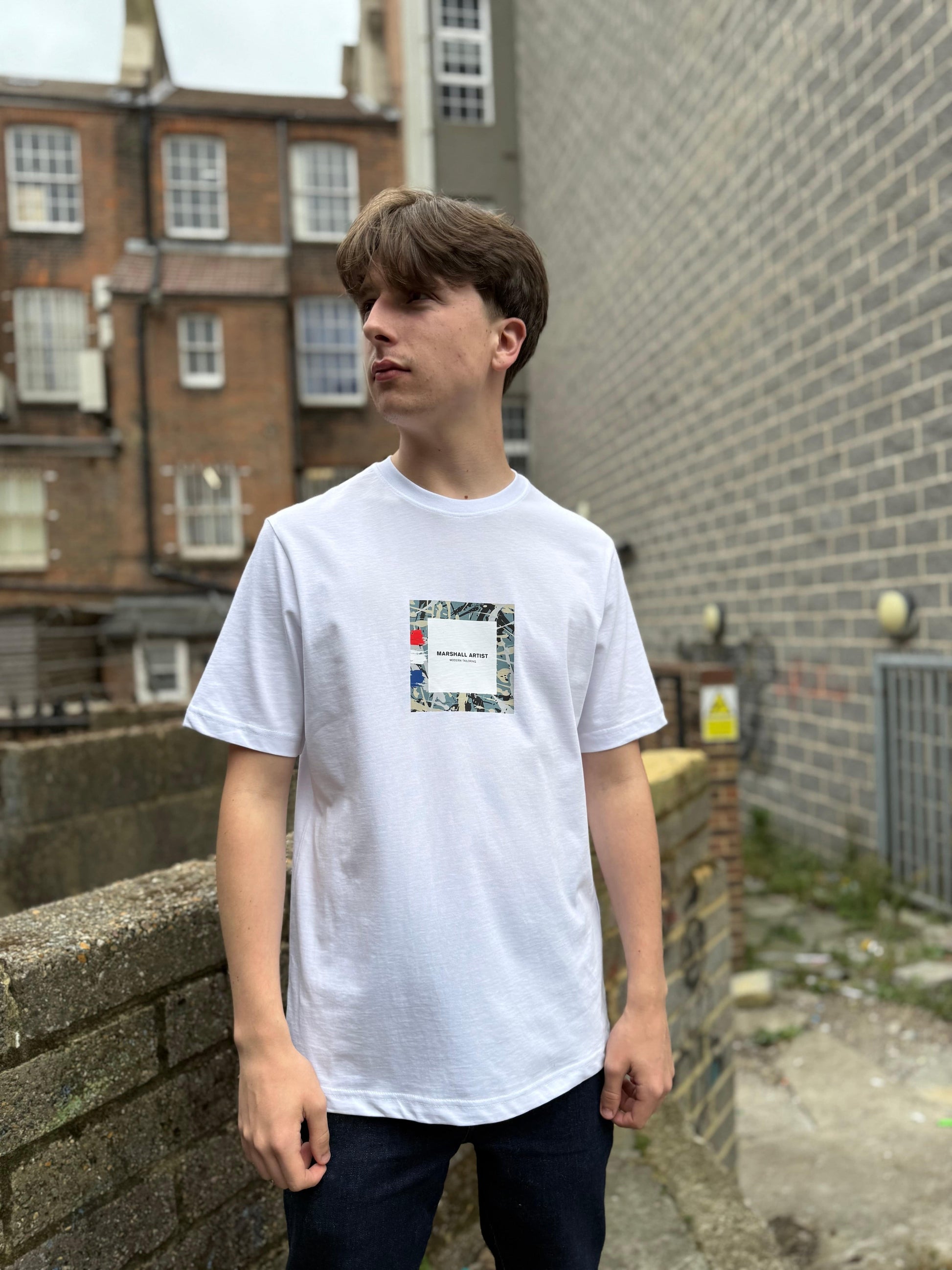 Marshall Artist Adored Box Logo T-Shirt White - RD1 Clothing