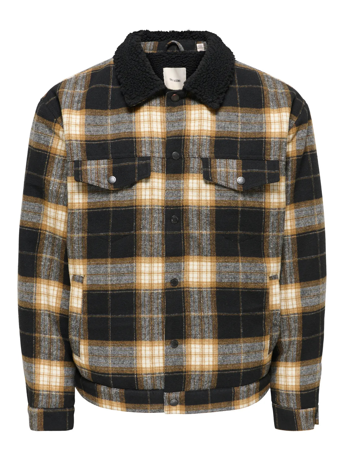 Only & Sons Trucker Jacket Black/Check