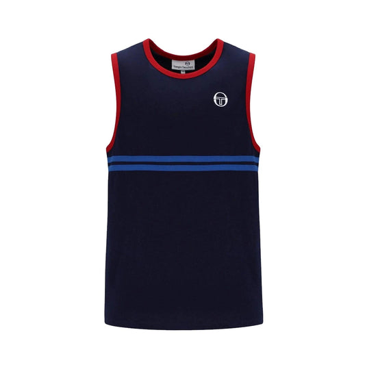 Sergio Tacchini Dallas Vest Maritime Blue/Adrenaline Rush/Nautical Blue - RD1 Clothing