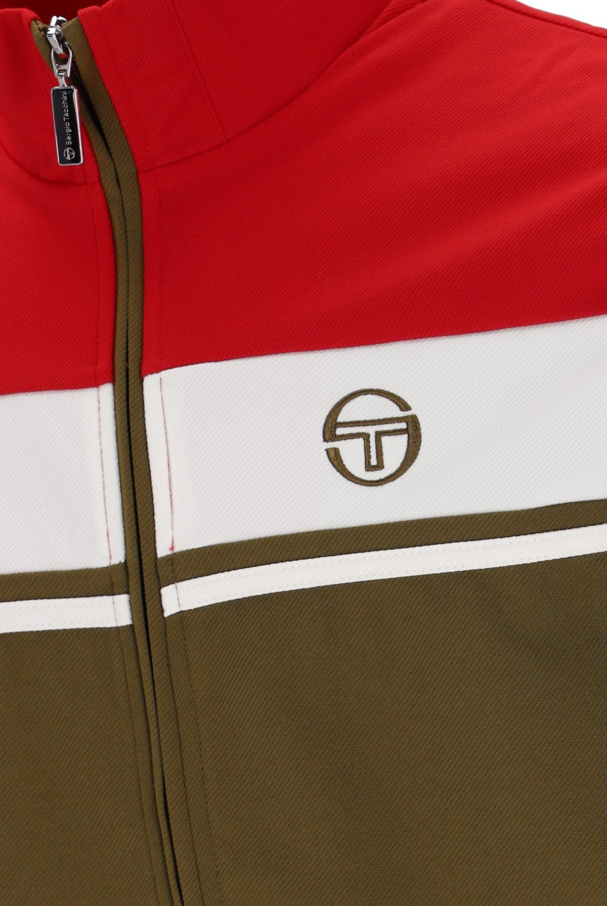 Sergio Tacchini Damarindo Track Top Adrenaline Rush/Gardenia/Dark Olive