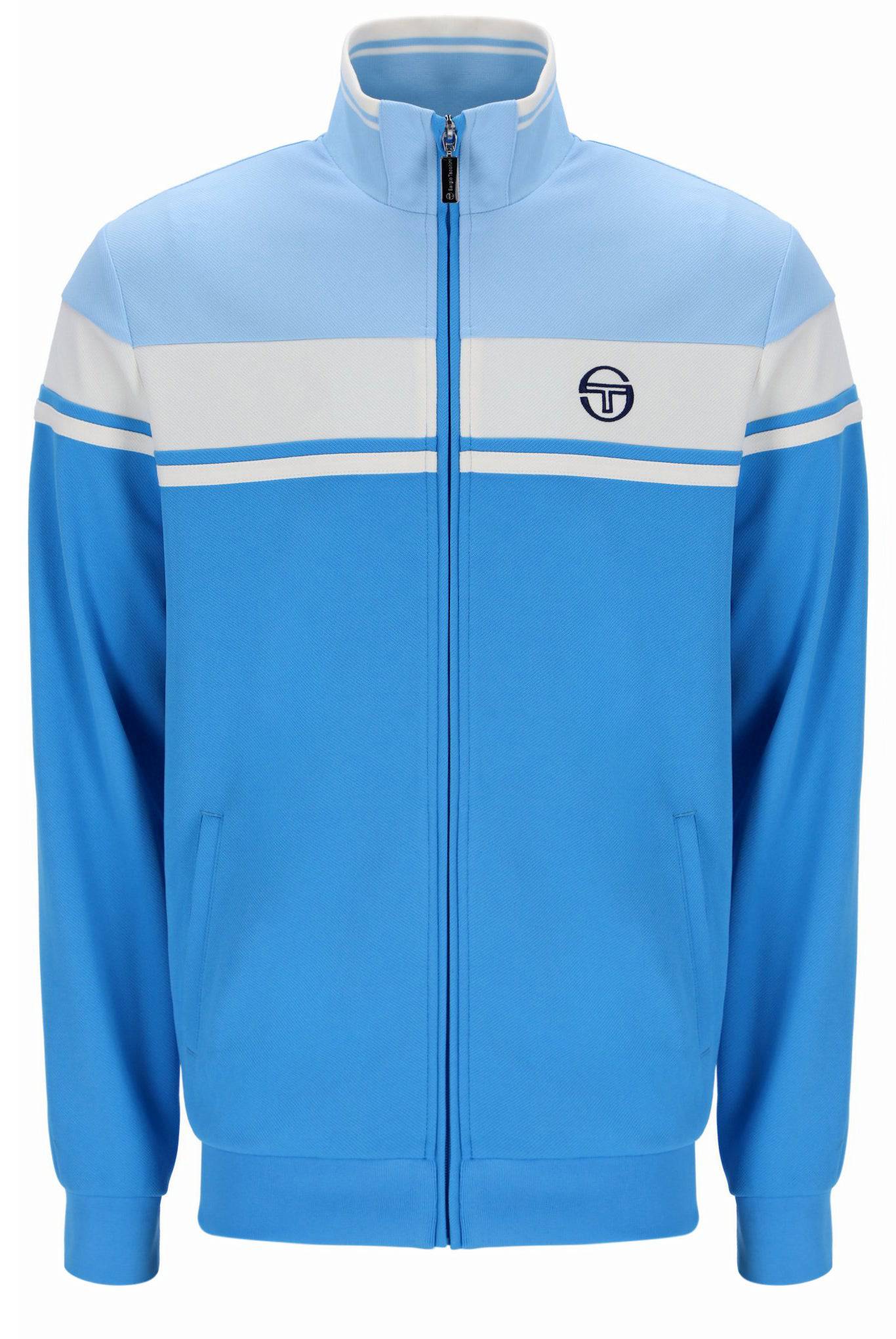 Sergio Tacchini Damarindo Track Top Azure Blue/White - RD1 Clothing