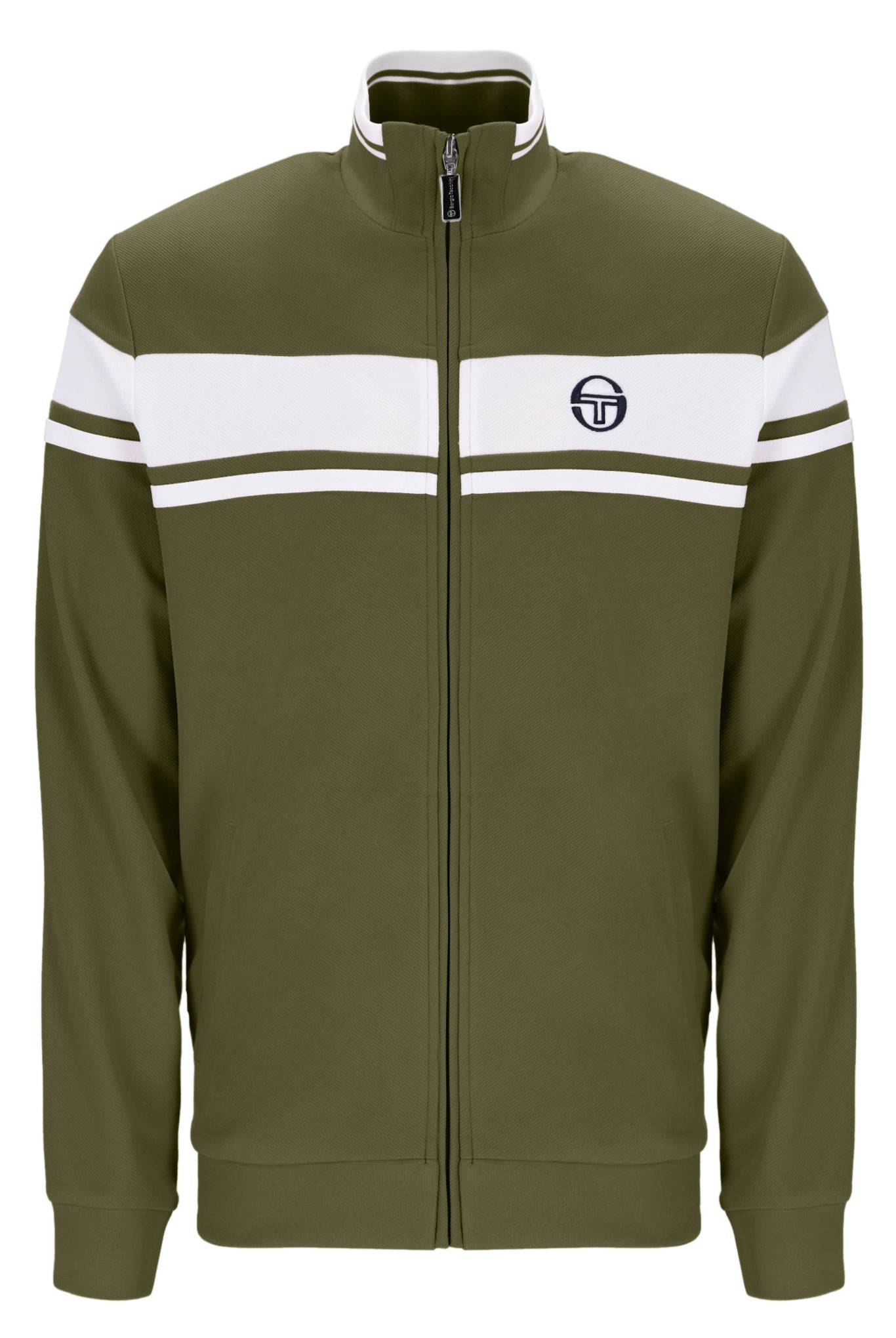 Sergio Tacchini Damarindo Track Top Sphagnum/Gardenia - RD1 Clothing