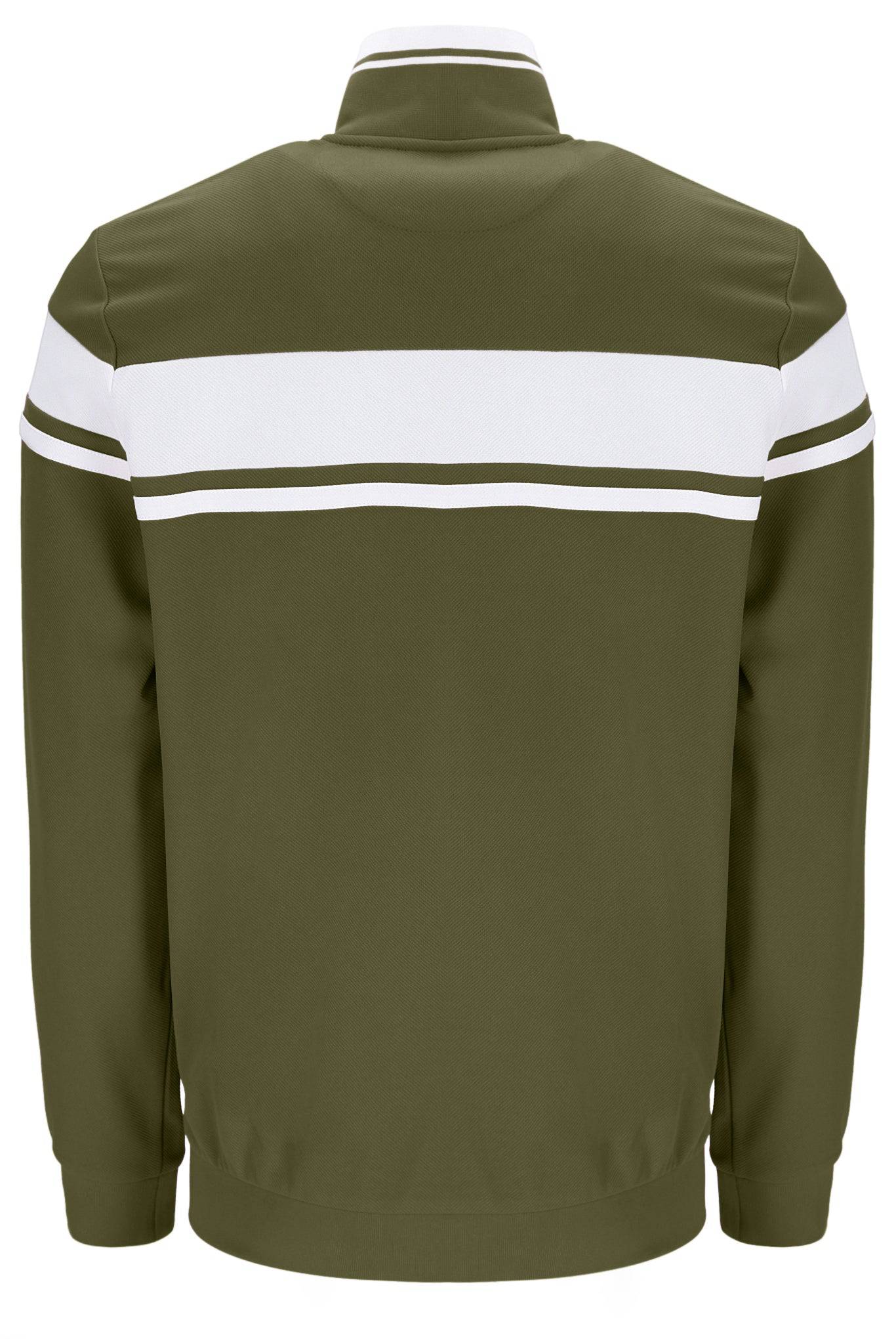 Sergio Tacchini Damarindo Track Top Sphagnum/Gardenia - RD1 Clothing
