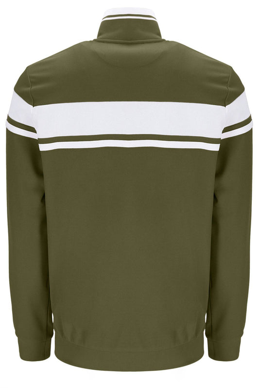 Sergio Tacchini Damarindo Track Top Sphagnum/Gardenia - RD1 Clothing