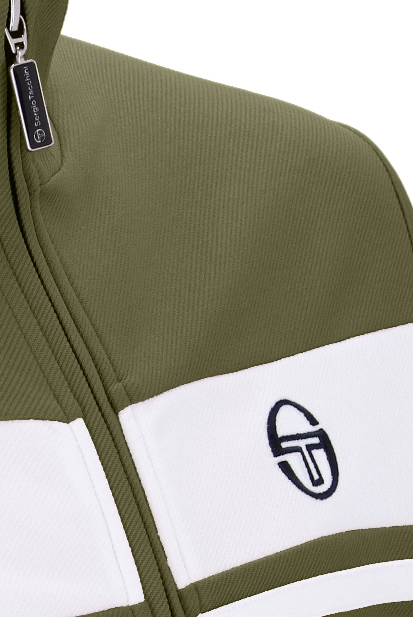 Sergio Tacchini Damarindo Track Top Sphagnum/Gardenia - RD1 Clothing