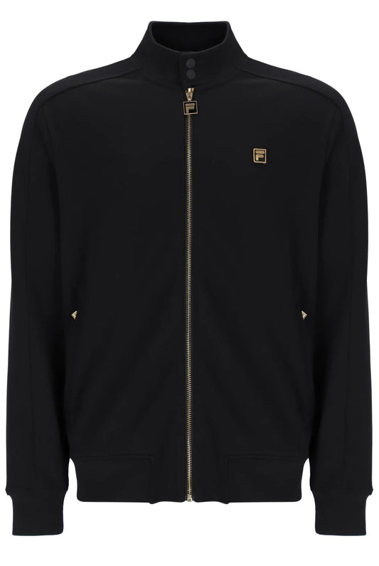 Fila Gold Davey Full Zip Track Top Black - RD1 Clothing