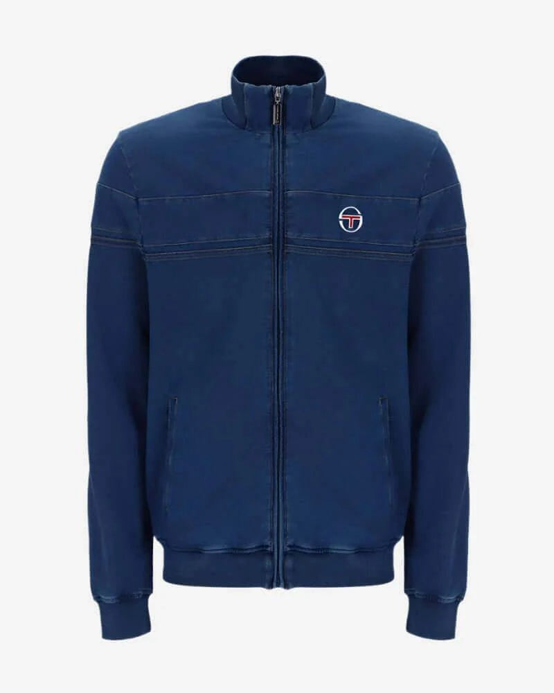 Sergio Tacchini Denim Damarindo Track Top Mid-Denim - RD1 Clothing