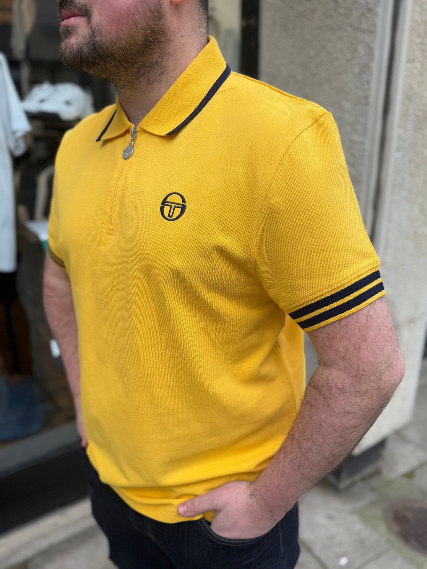 Sergio Tacchini New Iceberg Polo Shirt Daffodil - RD1 Clothing