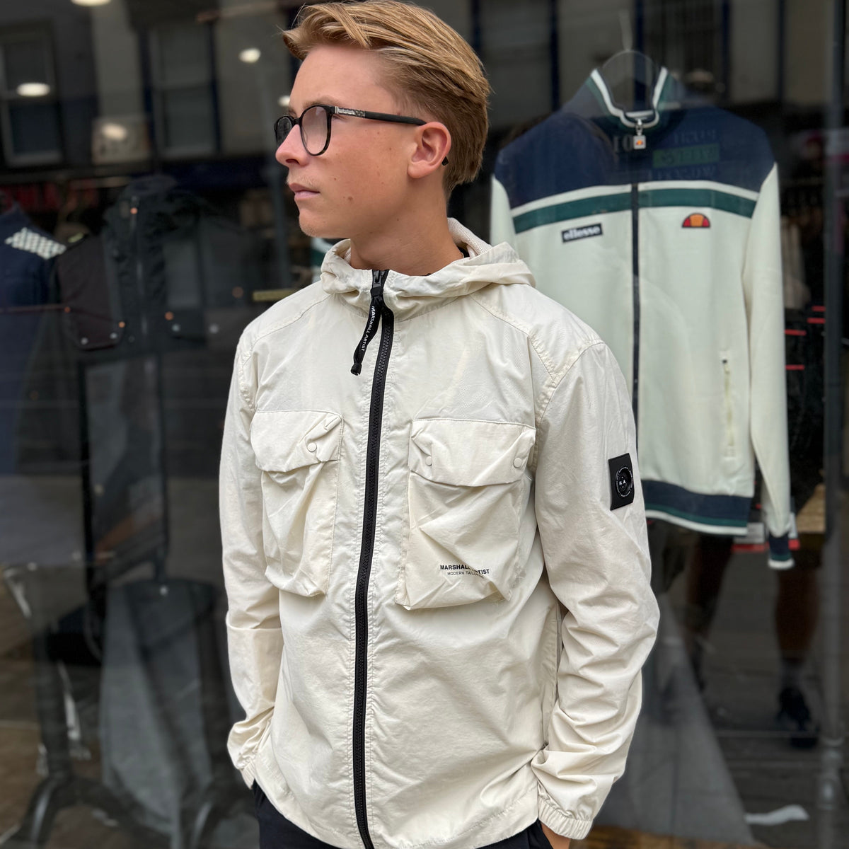 Marshall Artist Centro Overshirt Silverbirch