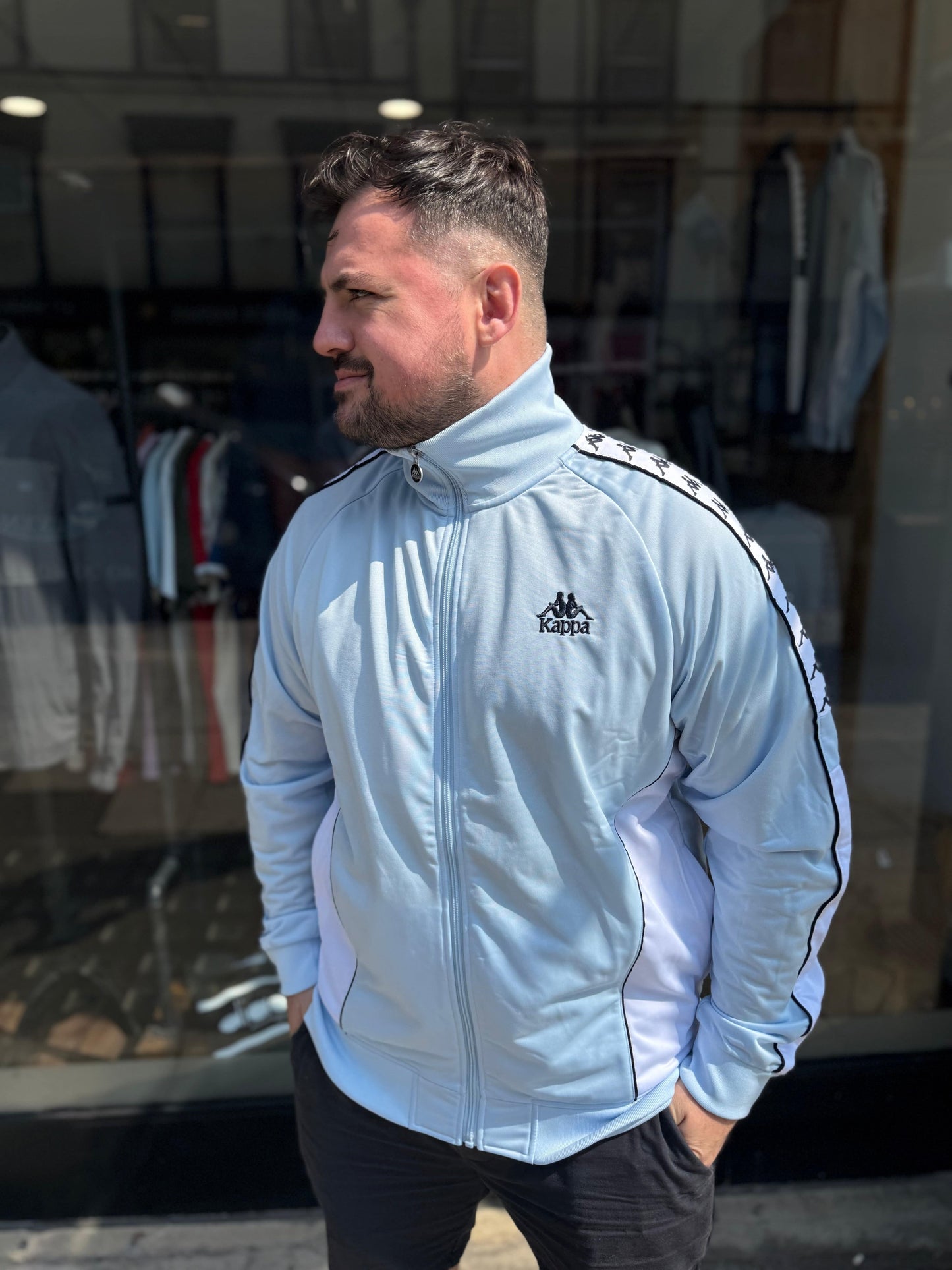 Kappa Merezo Track Top Sky Blue - RD1 Clothing