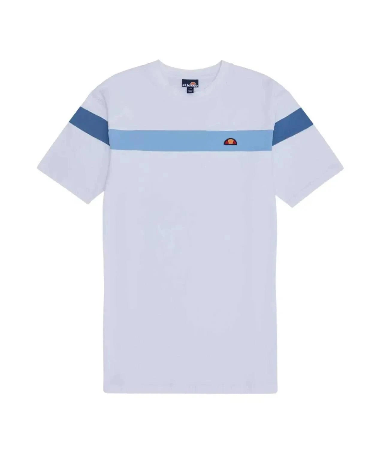 Ellesse Caserio Tee In White/Light Blue - RD1 Clothing