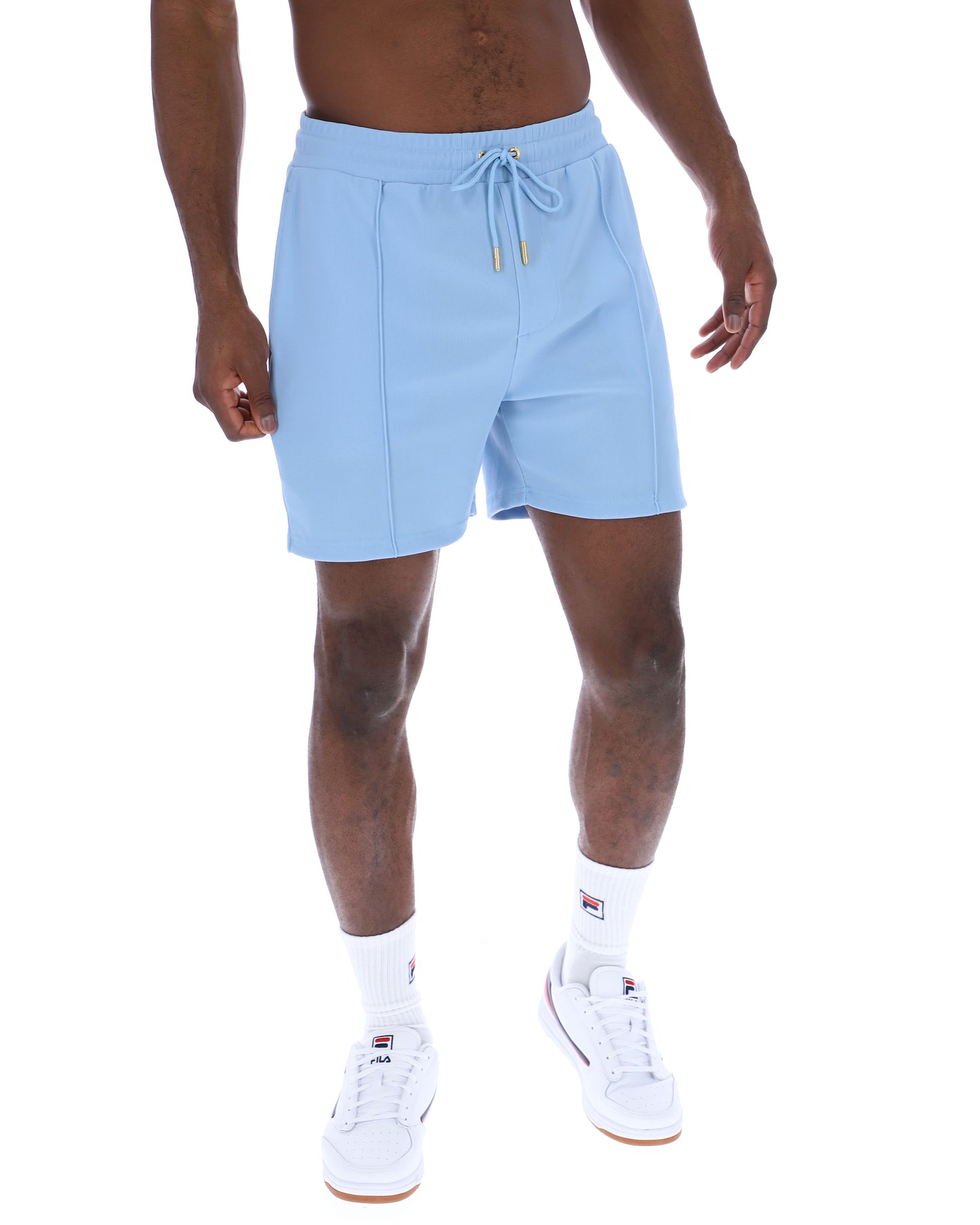 Fila Eusebio Pin Tuck Shorts Frozen Fjord - RD1 Clothing