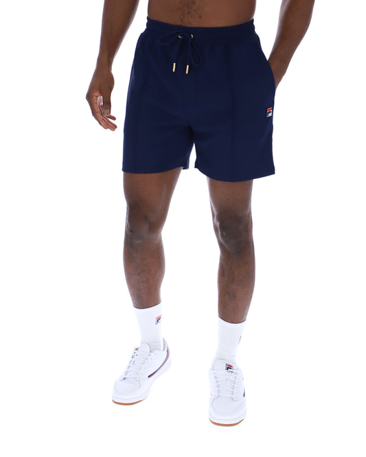 Fila Eusebio Pin Tuck Shorts Navy - RD1 Clothing