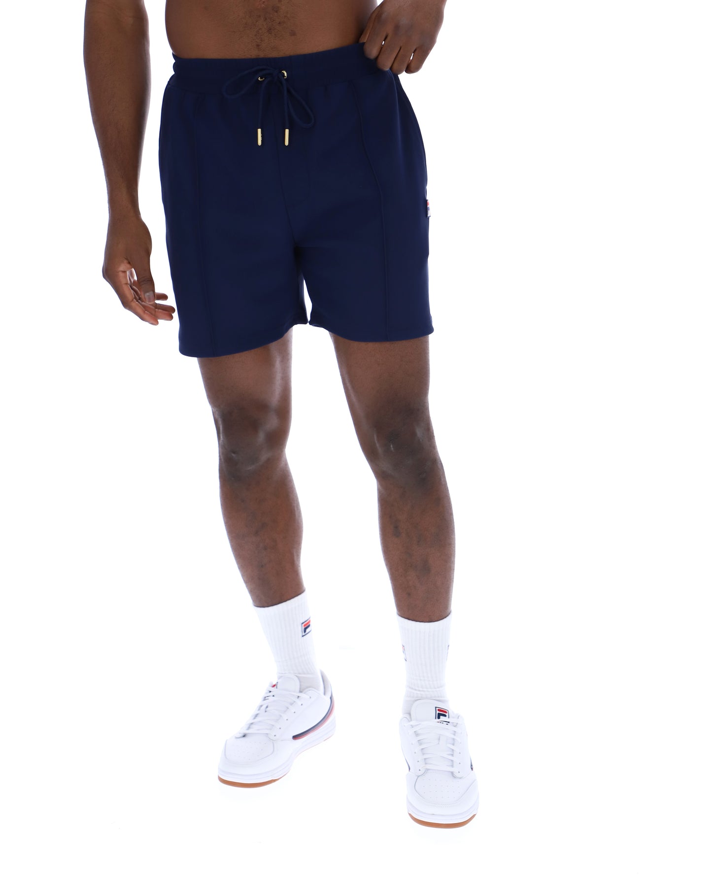 Fila Eusebio Pin Tuck Shorts Navy - RD1 Clothing