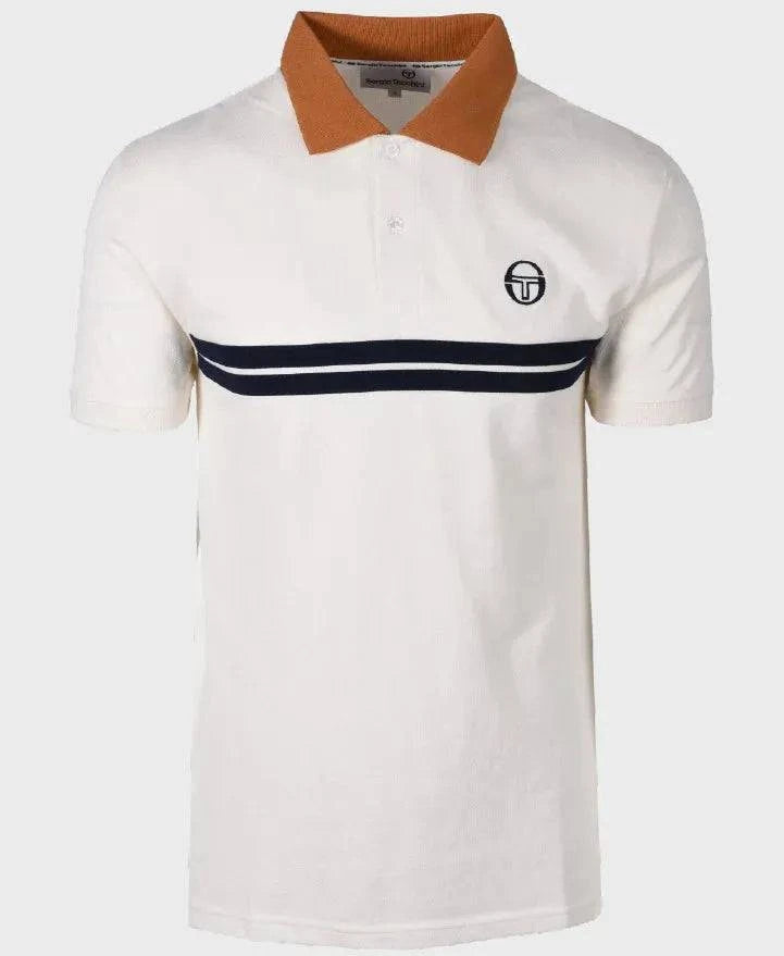 Sergio Tacchini Supermac Polo Shirt Gardenia/Meerkat