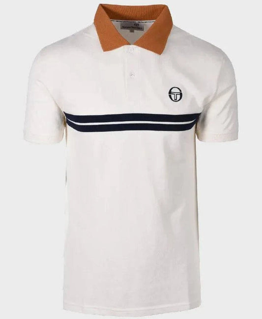 Sergio Tacchini Supermac Polo Shirt Gardenia/Meerkat