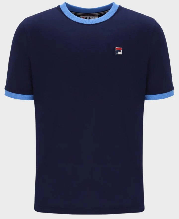 Fila Marconi T-Shirt In Navy/Dark Blue - RD1 Clothing