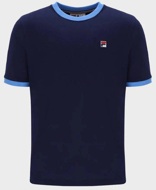 Fila Marconi T-Shirt In Navy/Dark Blue - RD1 Clothing