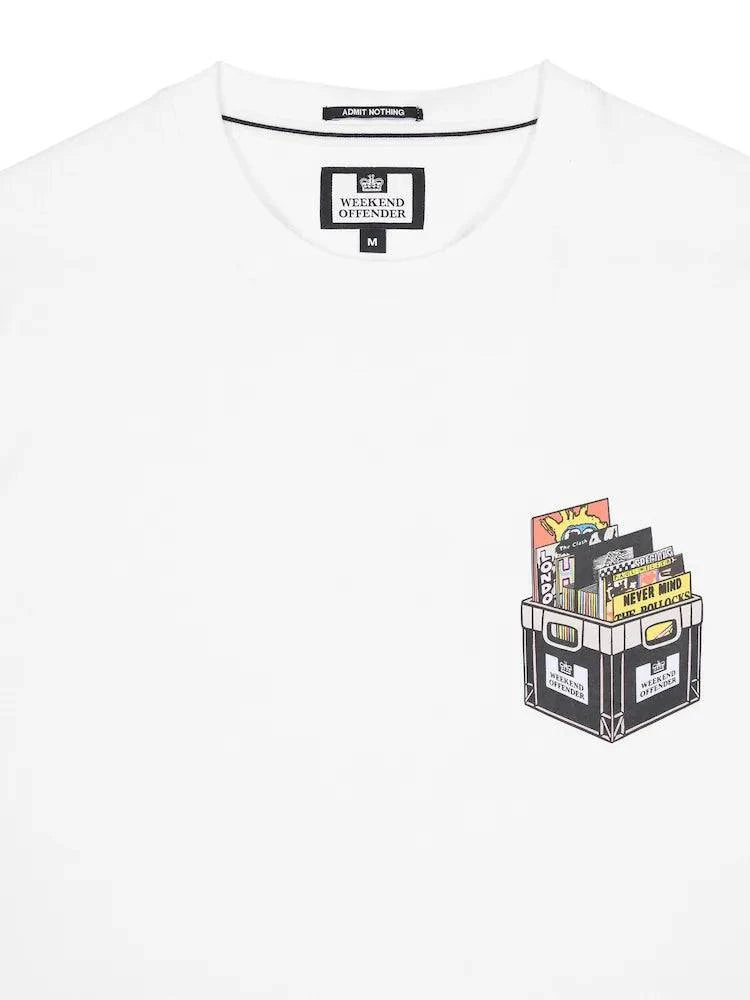 Weekend Offender Diggin Graphic T-Shirt White - RD1 Clothing