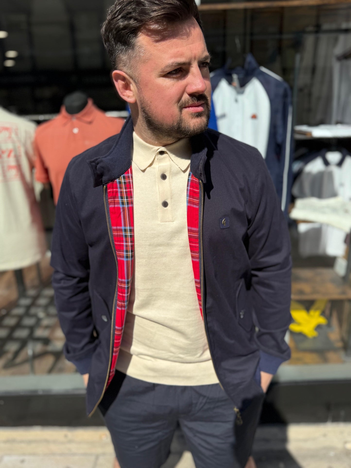 Gabicci Vintage Hamilton Harrington Navy - RD1 Clothing