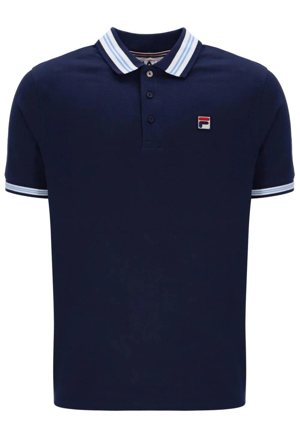 Fila Faraz Tipped Polo Navy/White/Vista Blue - RD1 Clothing