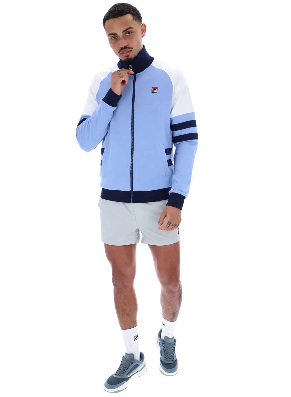 Fila Founder 2 Track Top in Vista Blue - RD1 Clothing
