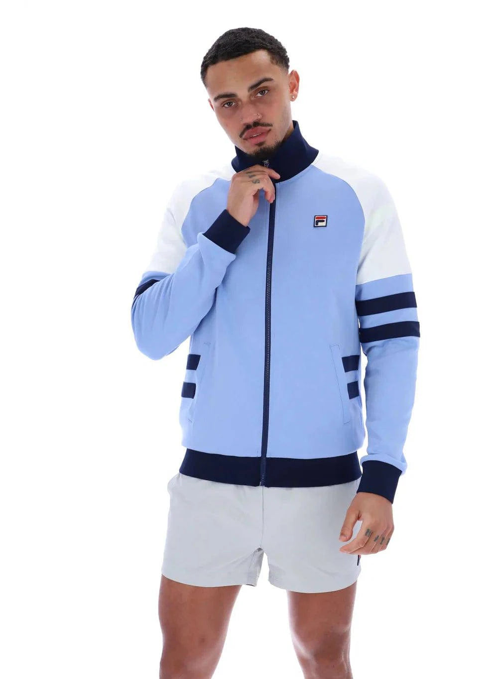 Fila Founder 2 Track Top in Vista Blue - RD1 Clothing