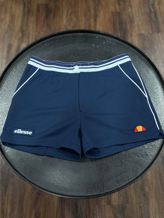 Ellesse 80s Tennis Jogger Sweat Short Navy - RD1 Clothing
