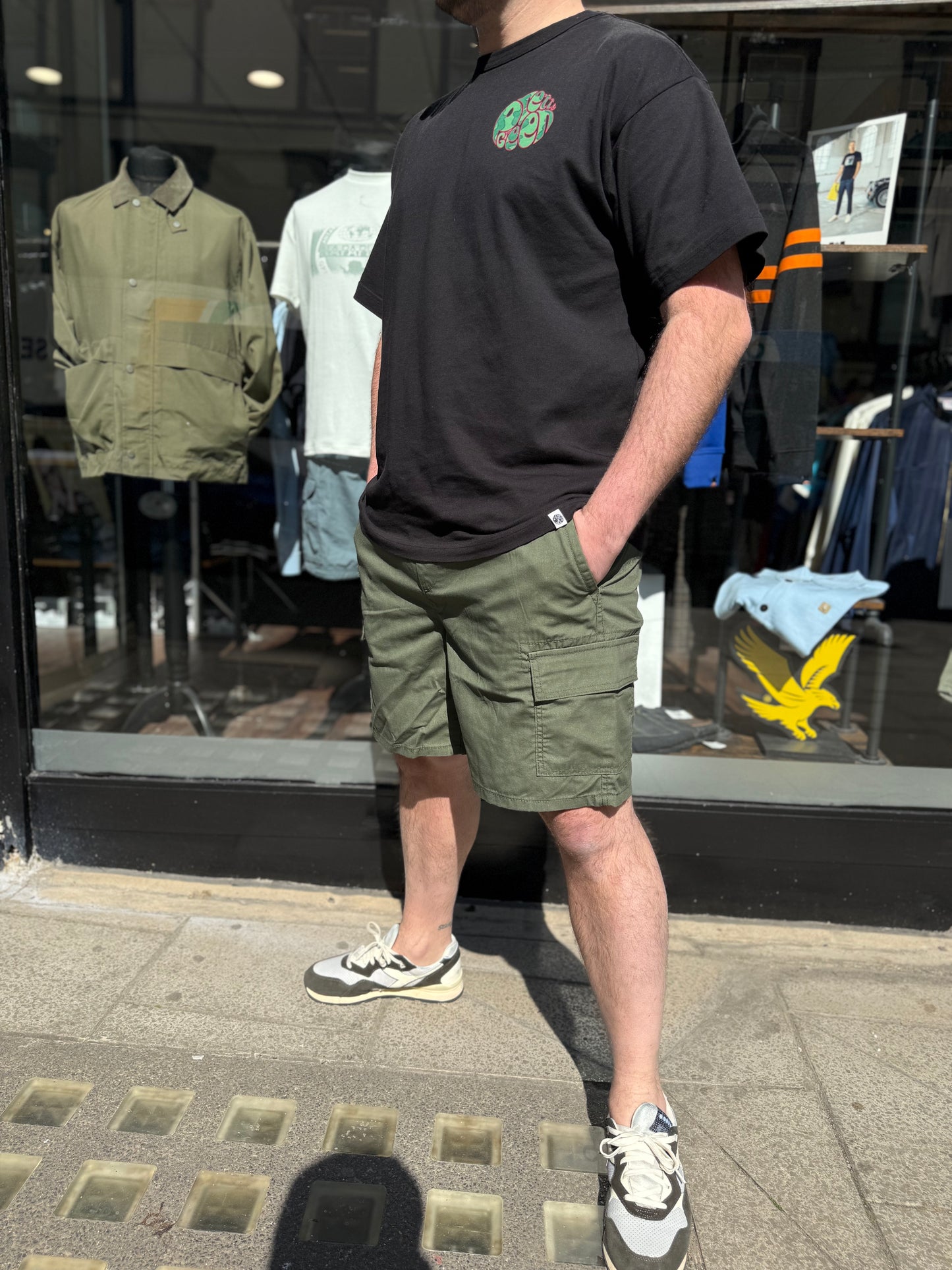 Only and Sons Onskal Cargo Shorts Green - RD1 Clothing