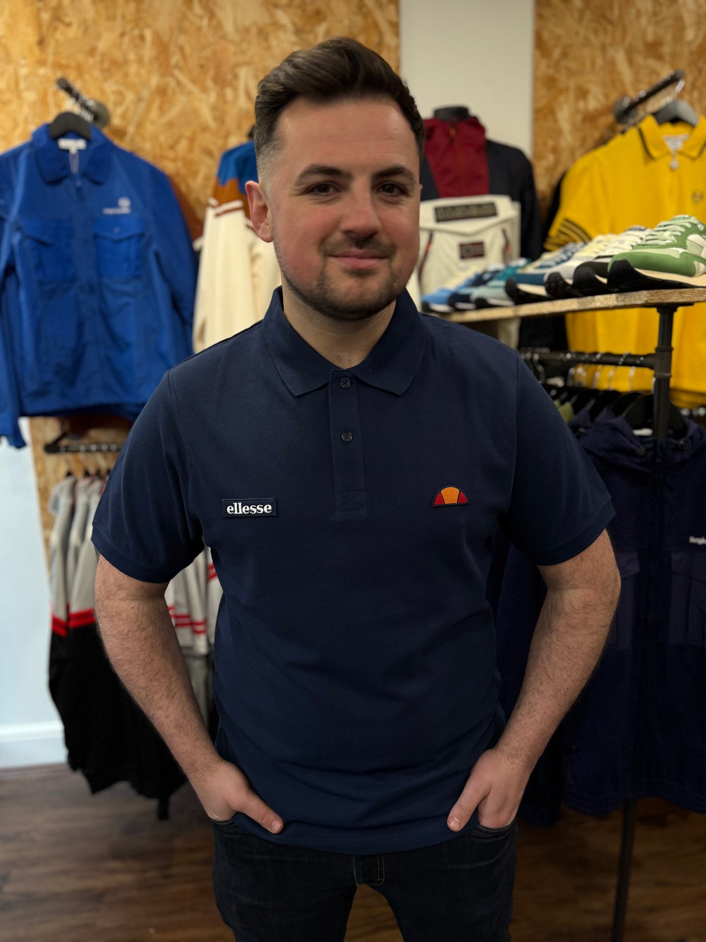 Ellesse Monvali Polo in Navy - RD1 Clothing