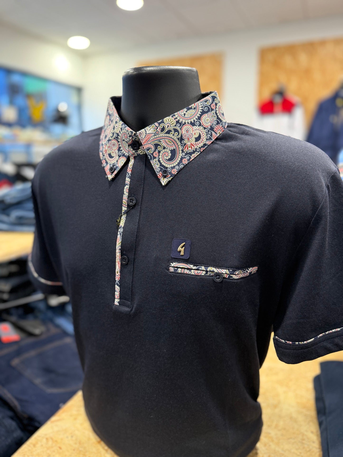 Gabicci Mooreland Polo Navy - RD1 Clothing
