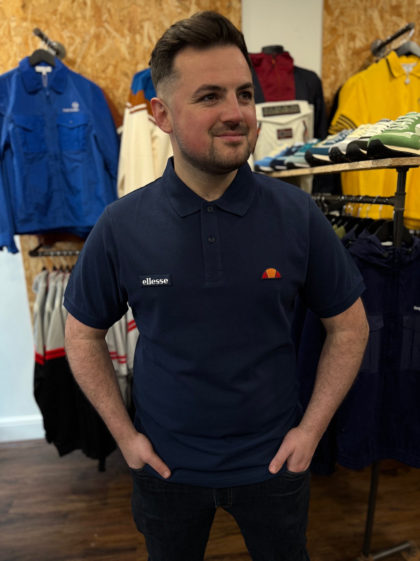 Ellesse Monvali Polo in Navy - RD1 Clothing