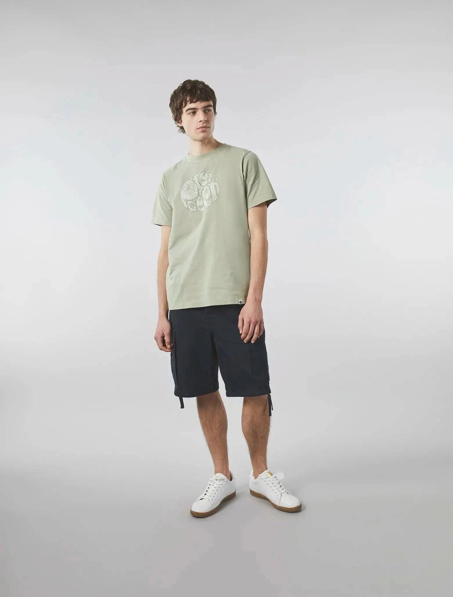 Pretty Green Bay Paisley Logo T-Shirt In Green - RD1 Clothing