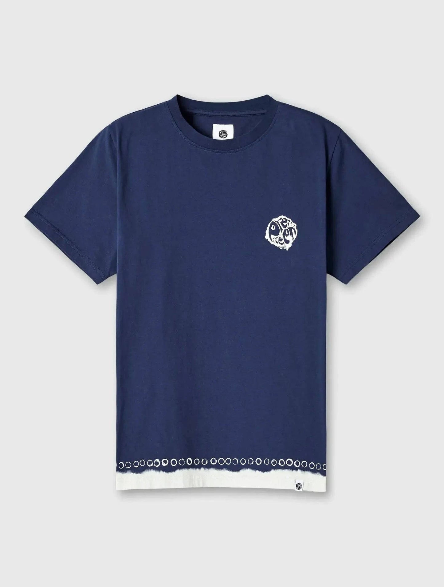 Pretty Green Anaheim Tye Dye Logo T-Shirt In Navy - RD1 Clothing