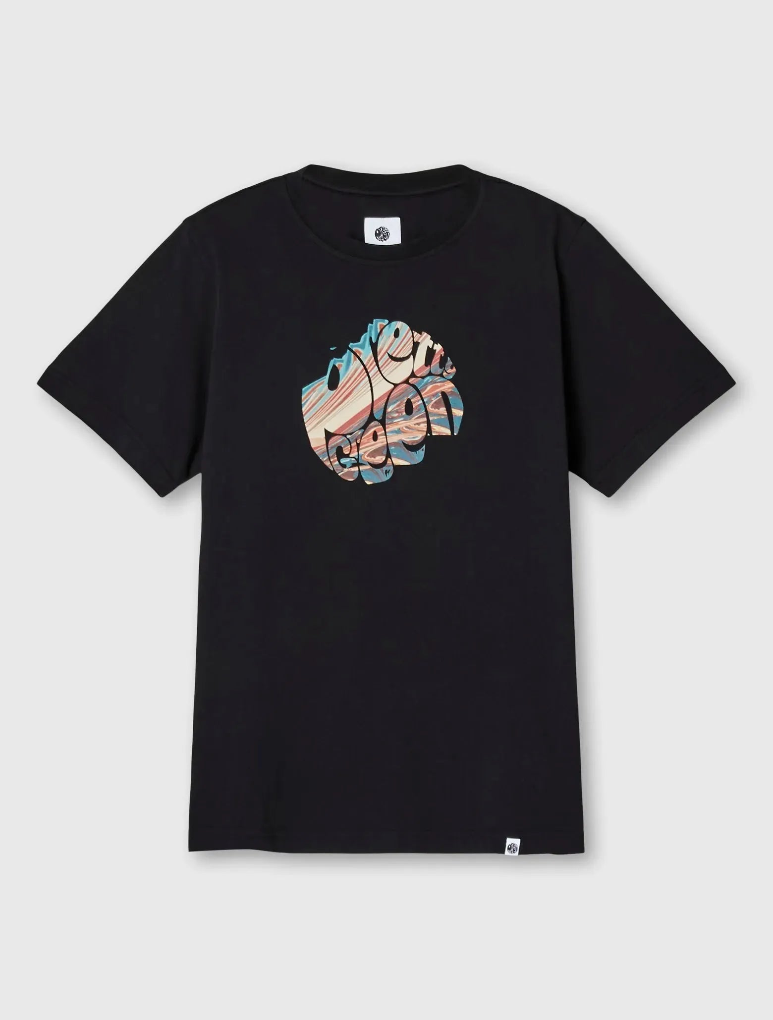 Pretty Green Sundown Logo T Shirt In Black