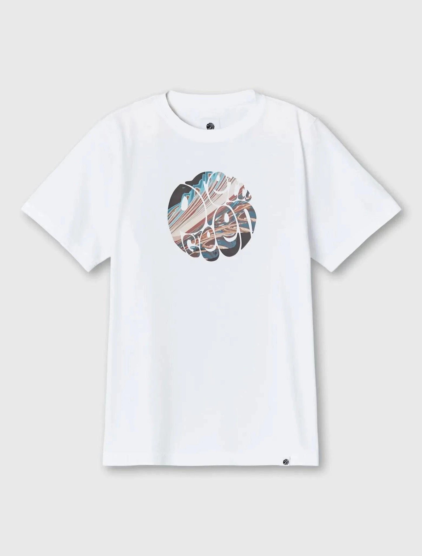 Pretty Green Sundown Logo T-Shirt In White - RD1 Clothing