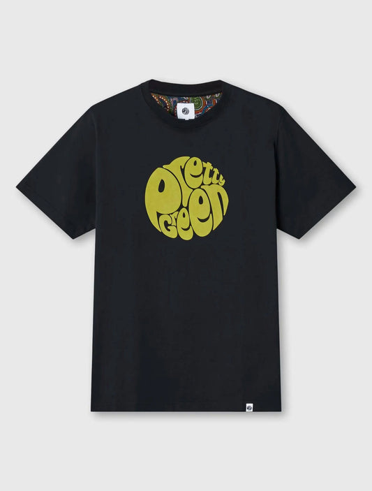 Pretty Green 15th Anniversary Gillespie Logo T-Shirt In Black - RD1 Clothing